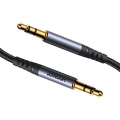 Audio kabelis Joyroom SY-A08 3,5mm to 3,5mm 1.2m juodas kaina ir informacija | Adapteriai, USB šakotuvai | pigu.lt