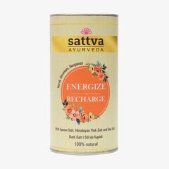 Vonios druska Sattva Ayurveda Energise and Recharge, 300 g цена и информация | Масла, гели для душа | pigu.lt