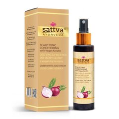 Plaukų tonikas Sattva Ayurveda Curry Pata Onion, 100 ml kaina ir informacija | Priemonės plaukų stiprinimui | pigu.lt