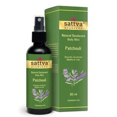 Дезодорант Sattva Ayurveda Patchouli, 80 мл цена и информация | Дезодоранты | pigu.lt