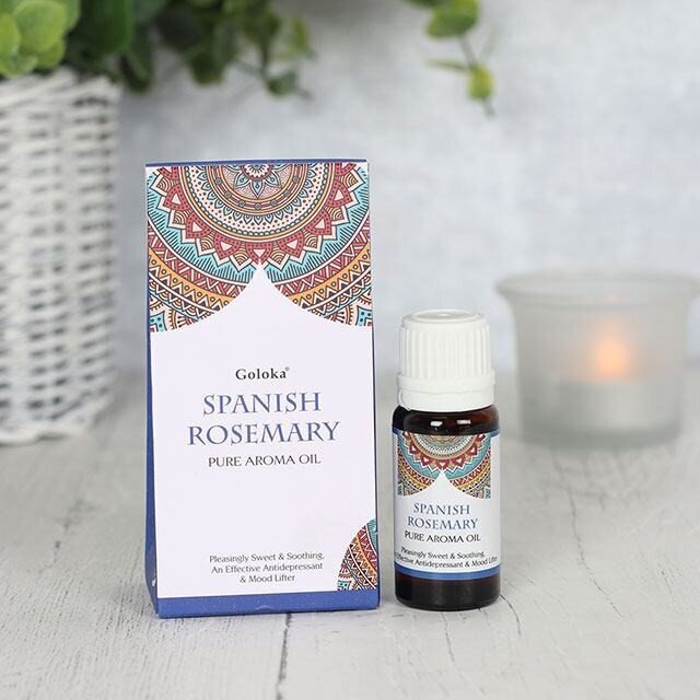 Aromatinis aliejus Goloka Spanish Rosemary, 10 ml kaina ir informacija | Eteriniai, kosmetiniai aliejai, hidrolatai | pigu.lt