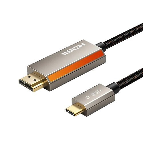Extra digital USB Type-C - HDMI, 8K, 2m kaina ir informacija | Priedai vaizdo kameroms | pigu.lt