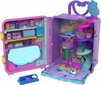 Lėlių namas lagamine Polly Pocket Holiday Resort Mattel HKV43 цена и информация | Žaislai mergaitėms | pigu.lt