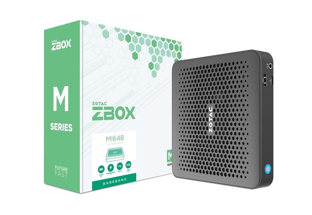 Zotac ZBOX-MI648-BE Mini kaina ir informacija | Stacionarūs kompiuteriai | pigu.lt