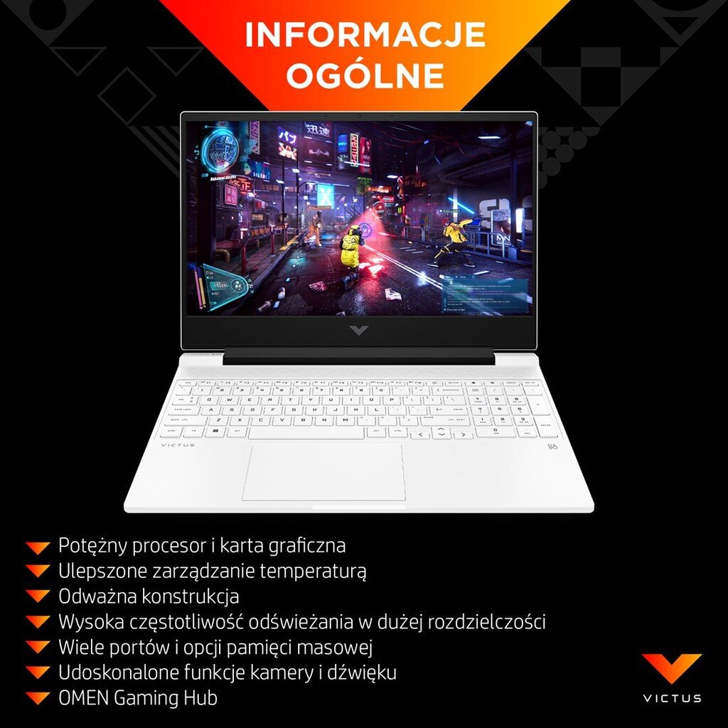 HP Victus 15 FHD 144Hz i5-12450H 8GB 256GB GTX1650 W11 Silver Renew kaina ir informacija | Nešiojami kompiuteriai | pigu.lt