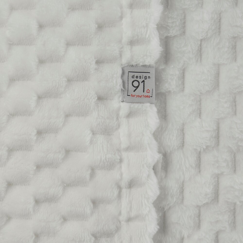 Eurocurtains lovatiesė, balta, 130x160 cm kaina ir informacija | Lovatiesės ir pledai | pigu.lt