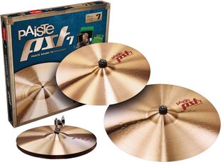 Būgnų lėkščių komplektas Paiste PST 7 Light/Session kaina ir informacija | Priedai muzikos instrumentams | pigu.lt