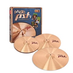 Комплект барабанных тарелок Paiste PST 7 Medium Universal цена и информация | Принадлежности для музыкальных инструментов | pigu.lt