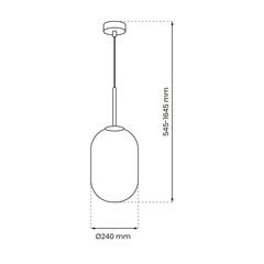 Подвесной светильник Milagro Alias ​​ML0318 цена и информация | Подвесной светильник | pigu.lt