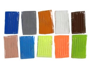 Plastilino rinkinys 10 spalvų kaina ir informacija | Piešimo, tapybos, lipdymo reikmenys | pigu.lt