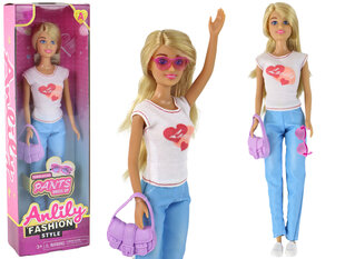 Кукла Anlily с длинными светлыми волосами и в очках цена и информация | Игрушки для девочек | pigu.lt