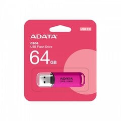 Adata AC906-64G-RPP kaina ir informacija | USB laikmenos | pigu.lt