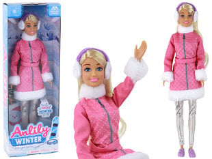 Lėlė su žieminiais drabužiais Anlily kaina ir informacija | Žaislai mergaitėms | pigu.lt