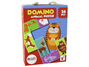 Dvipusis domino Lean Toys Gyvūnai, 28 d. kaina ir informacija | Stalo žaidimai, galvosūkiai | pigu.lt