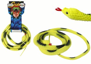 Guminė gyvatė Lean Toys, geltona, 130 cm kaina ir informacija | Žaislai berniukams | pigu.lt