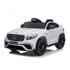 Vienvietis elektromobilis vaikams Mercedes Benz GLC63S Coupe, baltas kaina ir informacija | Elektromobiliai vaikams | pigu.lt