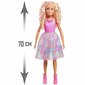 Lėlė Just Pla Barbie Tie-Dye, 70cm kaina ir informacija | Žaislai mergaitėms | pigu.lt