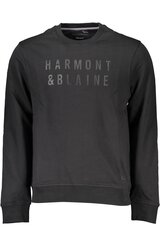 Džemperis vyrams Harmont & Blaine FRK161021261, juodas kaina ir informacija | Džemperiai vyrams | pigu.lt