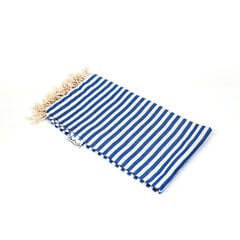 Сауна-плед, пляжное полотенце, сауна-полотенце, красно-морской синий, 100x180 см цена и информация | Полотенца | pigu.lt