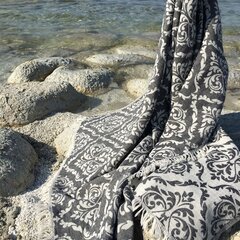 Сауна-плед, пляжное полотенце, сауна-полотенце, зеленое, 90x170 см цена и информация | Полотенца | pigu.lt