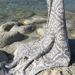 Сауна-плед, пляжное полотенце, сауна-полотенце, серое, 90x170 см цена и информация | Полотенца | pigu.lt