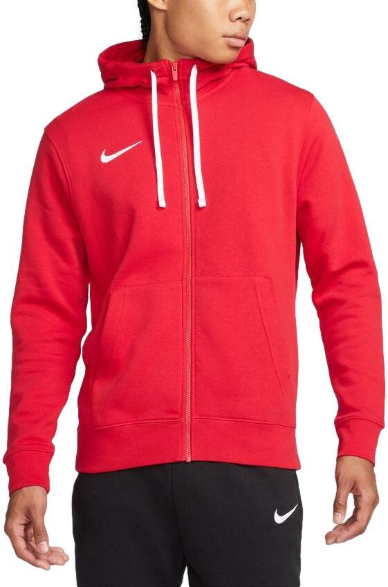 Džemperis vyrams Nike Džemperis Vyrams Full Zip Fleece Hoodie Red CW6887 657, raudonas цена и информация | Džemperiai vyrams | pigu.lt