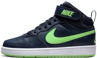 Sportiniai batai vyrams Nike Court Borough Mid 2 Navy Green CD7782 403, mėlyni kaina ir informacija | Kedai vyrams | pigu.lt