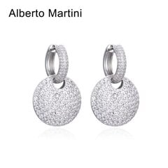 Серебряные серьги с цирконами Alberto Martini цена и информация | Серьги | pigu.lt