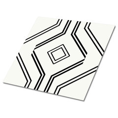 Lipni dekoratyvinė plytelė Decormat 30x30cm geometrinės linijos kaina ir informacija | Grindų plytelės | pigu.lt