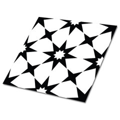 Lipni dekoratyvinė plytelė Decormat 30x30cm žvaigždžių geometrija kaina ir informacija | Grindų plytelės | pigu.lt