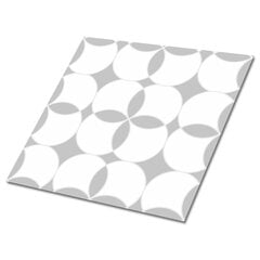 Lipni dekoratyvinė plytelė Decormat 30x30cm geometriniai apskritimai kaina ir informacija | Grindų plytelės | pigu.lt