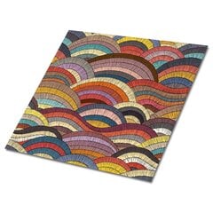 Lipni dekoratyvinė plytelė Decormat 30x30cm patchwork bangos цена и информация | Плитка на пол | pigu.lt