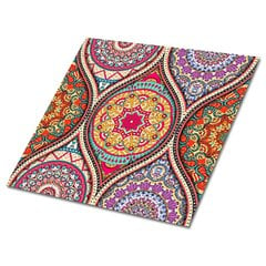 Lipni dekoratyvinė plytelė Decormat 30x30cm graži mandala kaina ir informacija | Grindų plytelės | pigu.lt