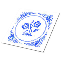 Lipni dekoratyvinė plytelė Decormat 30x30cm azulejos gėlė kaina ir informacija | Grindų plytelės | pigu.lt