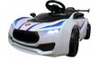 Vienvietis elektromobilis kabrioletas Bmw R-sport,baltas ir pliušinė pagalvė Katė, 50 cm цена и информация | Elektromobiliai vaikams | pigu.lt