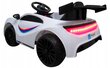 Vienvietis elektromobilis kabrioletas Bmw R-sport,baltas ir pliušinė pagalvė Katė, 50 cm kaina ir informacija | Elektromobiliai vaikams | pigu.lt