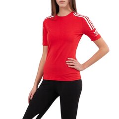 Футболки Adidas M Fi 3s Tee Bordeaux HC5242 HC5242/S цена и информация | Женские футболки | pigu.lt