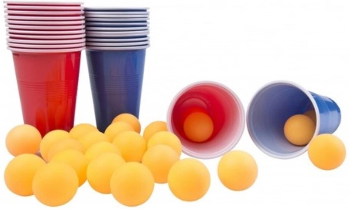 Stalo žaidimo rinkinys Beer Pong kaina ir informacija | Vakarėliams ir šventėms | pigu.lt