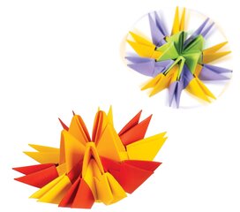 3D origami rinkinys vaikams Creagami Kids Du suktukai цена и информация | Развивающие игрушки | pigu.lt