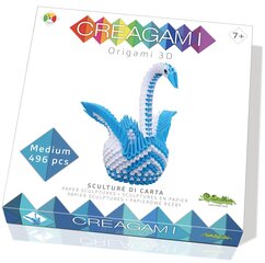Kūrybinis rinkinys 3D origami Creagami Gulbė kaina ir informacija | Lavinamieji žaislai | pigu.lt