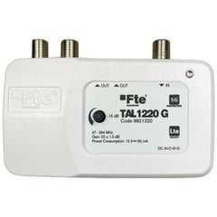 Домашний усилитель FTE Maximal TAL 1220 G с фильтром 5G LTE цена и информация | ТВ-антенны и аксессуары к ним | pigu.lt