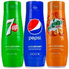 Sodastream Pepsi Mirnda 7UP kaina ir informacija | Gazuoto vandens aparatai ir priedai | pigu.lt