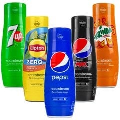 Sodastream 7UP Lipton Pepsi Pepsi Max Mirinda kaina ir informacija | Gazuoto vandens aparatai ir priedai | pigu.lt