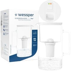 Кувшин Wessper D2 Borosilicate FutureFlow, 3.3 л цена и информация | Фильтры для воды | pigu.lt