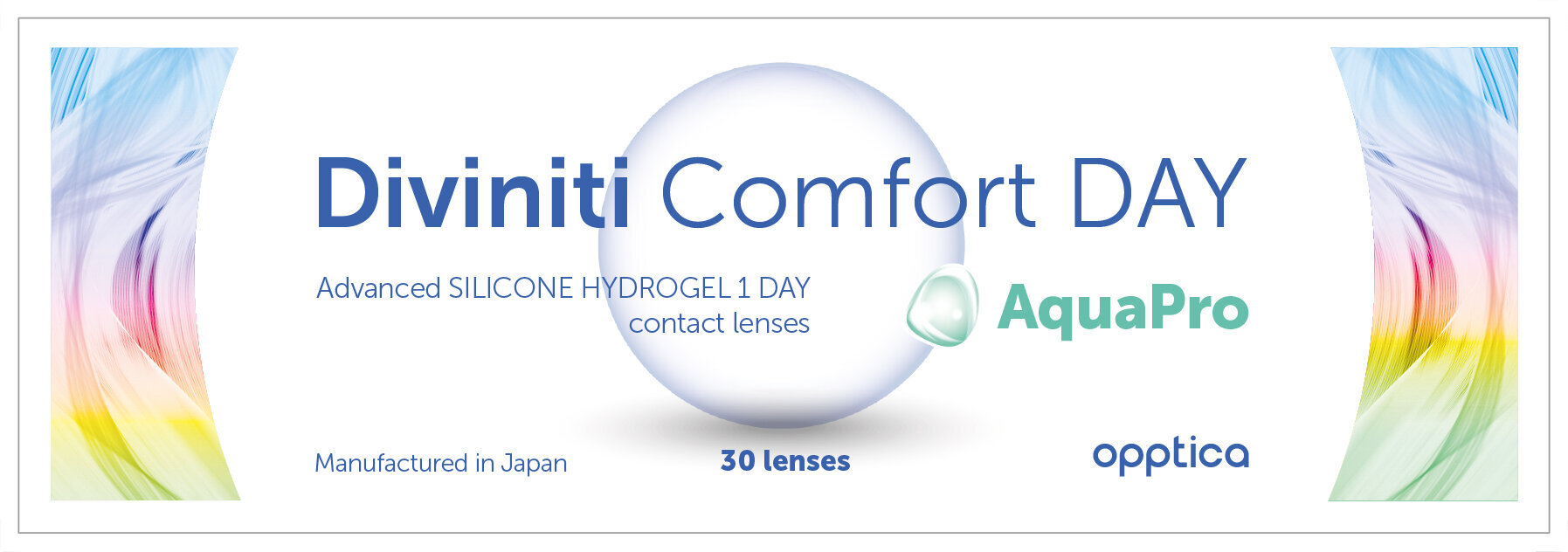 Vienadieniai kontaktiniai lęšiai Diviniti Comfort Day R8.40 D14.2, 30 vnt. цена и информация | Kontaktiniai lęšiai | pigu.lt