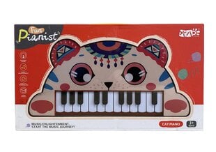 Vaikiškas pianinas, 22 klavišai, Cat Piano kaina ir informacija | Lavinamieji žaislai | pigu.lt
