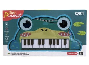 Детское пианино, 22 клавиш, Frog Piano цена и информация | Развивающие игрушки | pigu.lt