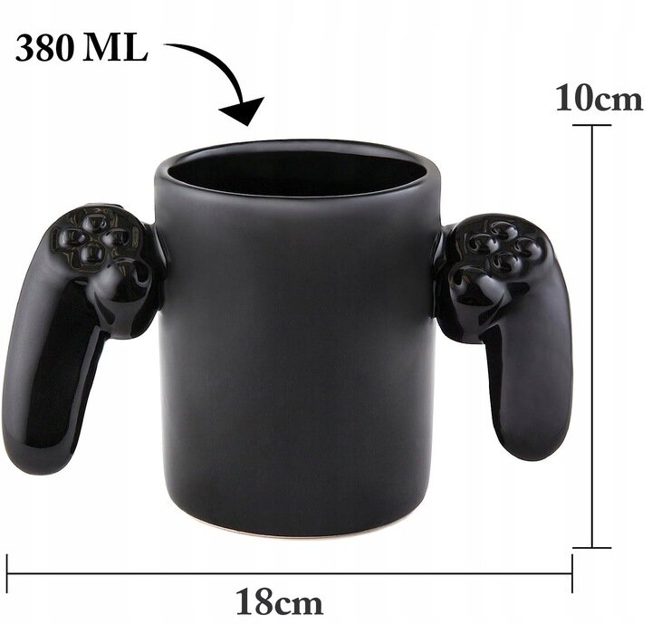 Keraminis puodelis Gamer Mug, 380 ml kaina ir informacija | Taurės, puodeliai, ąsočiai | pigu.lt