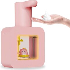 Автоматический вспениватель и дозатор мыла для детей Kiddo Soap, розовый цена и информация | Набор акскссуаров для ванной | pigu.lt