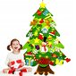 Pakabinama Kalėdų eglutė iš veltinio - pasidaryk pats kaina ir informacija | Kalėdinės dekoracijos | pigu.lt